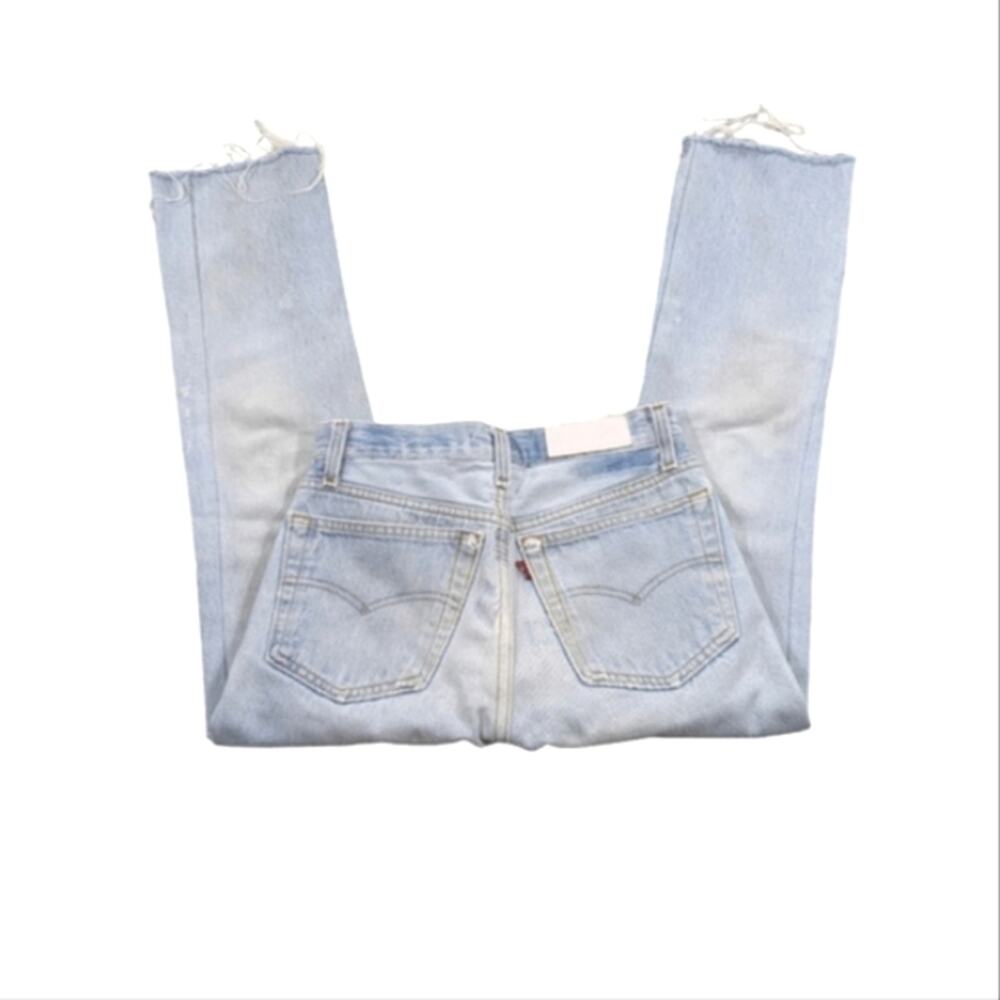 Re/Done Light Blue High Rise Women Jeans - Picture 3 of 12